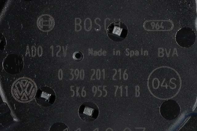 Viskermotor bakrute til VW Golf VI 2008-2012  (BOSCH|0 390 201 216|5K6 955 711 B|)