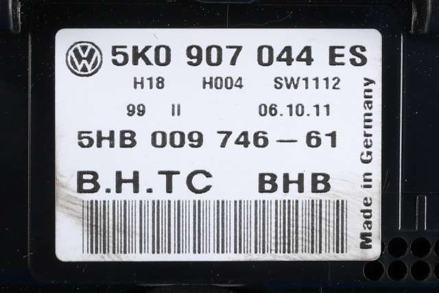 Varmeapparat betjening til VW Golf VI 2008-2012  (HELLA|5HB 009 746-61|5K0 907 044 ES|)