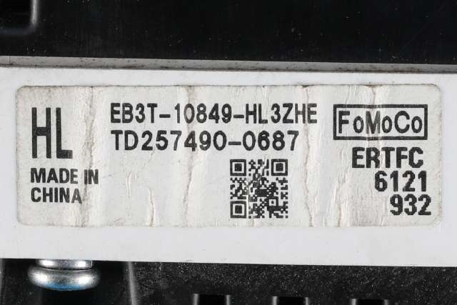 Instrumentpanel til Ford Ranger / Ranger Raptor 2015-2022 (FORD|EB3T-10849-HL|)