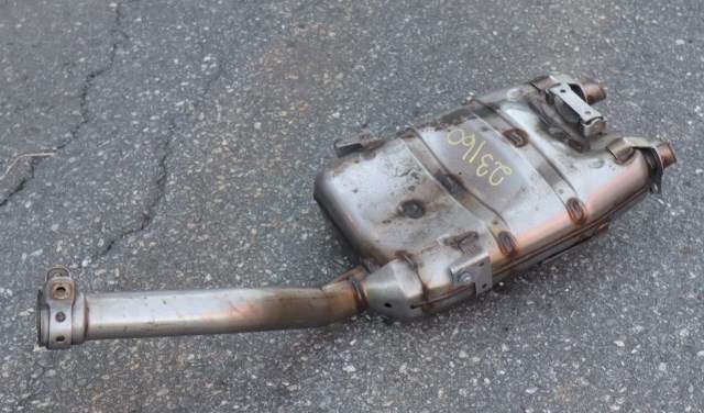 MC, Eksos bakre til MC Yamaha FZ6 Fazer 2004-2010