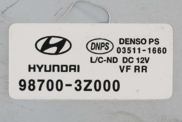 Viskermotor bakrute til Hyundai i40 2012-2017 (DENSO|03511-1660|98700-3Z000|)