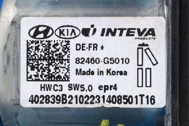 Ruteheis, kun motor, høyre foran til Kia Niro 2016-2021 (KIA|82460-G5010|)