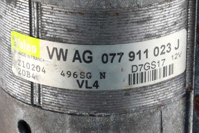 Starter til Audi A8 2003-2010 (Type II) (VALEO|D7GS17|077 911 023 J|)