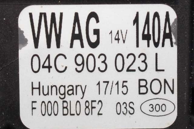 Dynamo til Audi A3 2012-2016 (Type III, Fase 1)  (VAG|04C 903 023 L|)