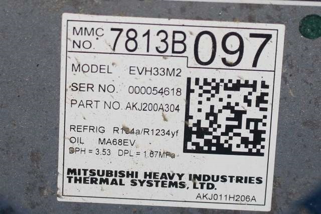 Aircondition kompressor hybrid til Mitsubishi Outlander 2015-->> (Type III, Fase 2) (MITSUBISHI|7813B097|)
