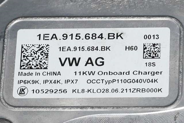 Batterilader (OBC - On Board Charger) til VW ID.3 2020-->> (VAG|1EA 915 684 BK|)