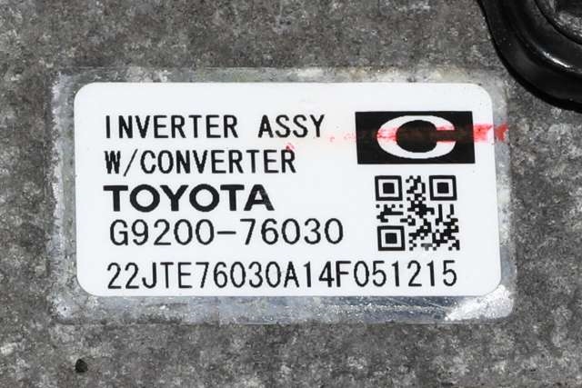 Inverter hybrid til Toyota Auris 2013-2015 (Type II, Fase 1)  (TOYOTA|G9200-76030|)