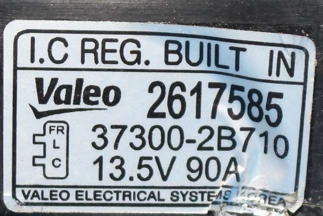 Dynamo til Kia Venga 2010-2017  (VALEO|2617585|37300-2B710. 13|)
