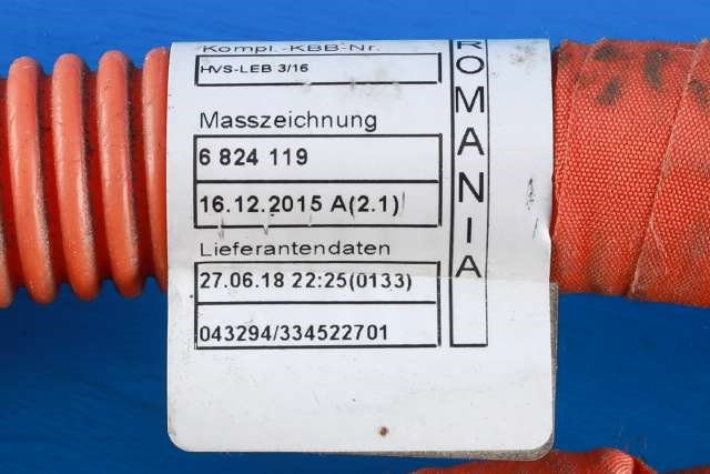 Kabel høy volt (HV) hybrid til BMW 2-Serie, Active/Gran Tourer 2014-->> (F45/F46) (F45/F46) (BMW|6 824 119|)