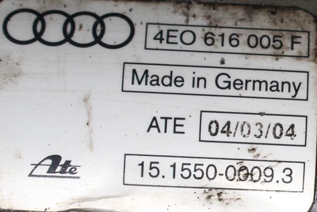 Kompressor nivå/luft til Audi A8 2003-2010 (Type II)  (VAG|4E0 616 005 F|)