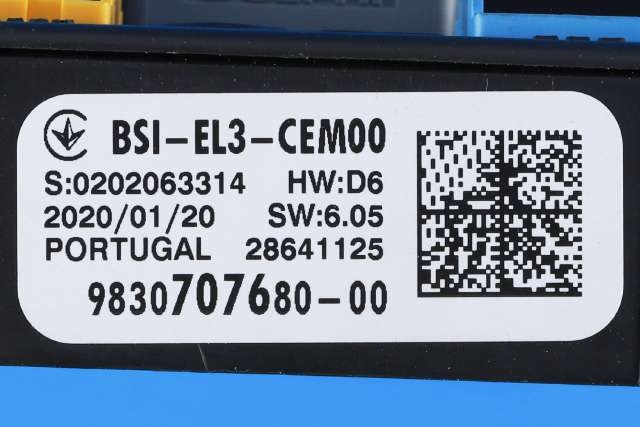 Styreenhet diverse til Citroën Berlingo 2019-->> (Type III) (CITROEN|98 307076 80-00|)