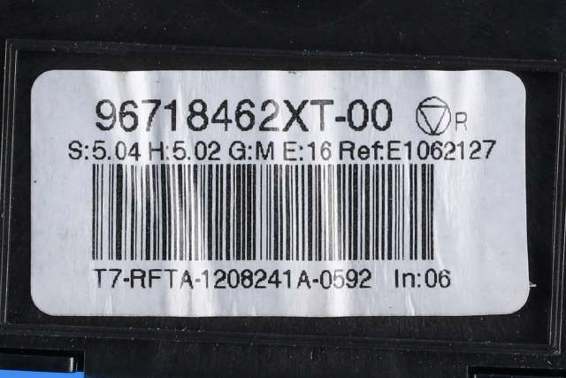 Varmeapparat betjening til Peugeot 308 2011-2013 (Type I, Fase 2) (PEUGEOT|96 718462 XT-00|)