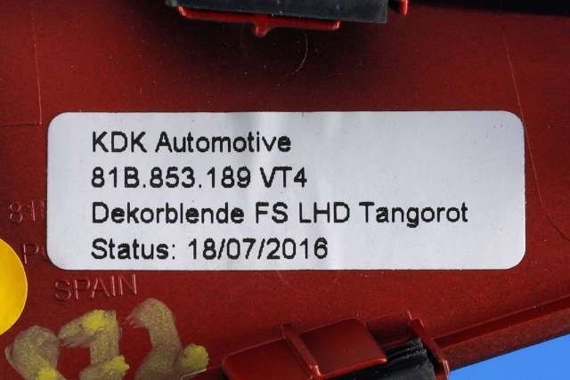 Dashbord diverse til Audi Q2 2016-->> (VAG|81B 853 189|)