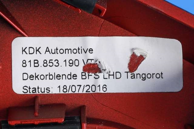 Dashbord diverse til Audi Q2 2016-->> (VAG|81B 853 190|)