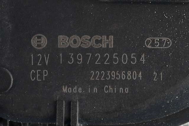 Viskermotor frontrute komplett m/overføring til Tesla Model Y 2021-2024 (Type I) (BOSCH|1 397 225 054|1658936-00-A|)