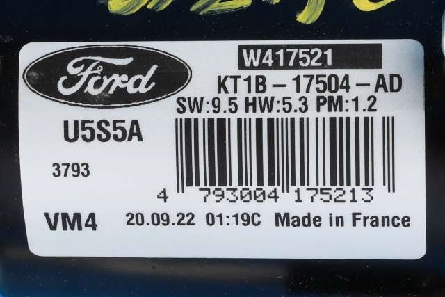 Viskermotor foran venstre til Ford Transit Connect 2018-->> Type II, Fase 2  (FORD|KT1B-17504-AD|)