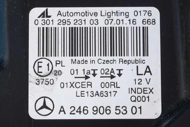 Frontlykt venstre full-LED til Mercedes B-Klasse 2011-2018 (W246) (W246) (MERCEDES|A 246 906 53 01|)