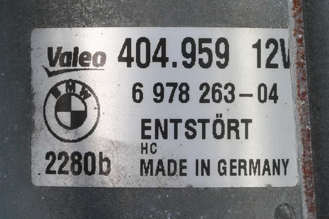 Viskermotor frontrute komplett m/overføring til BMW 3-Serie 2005-2011 (E90/E91/E92/E93) (E90/E91/E92/E93) (BMW|6 978 263|)