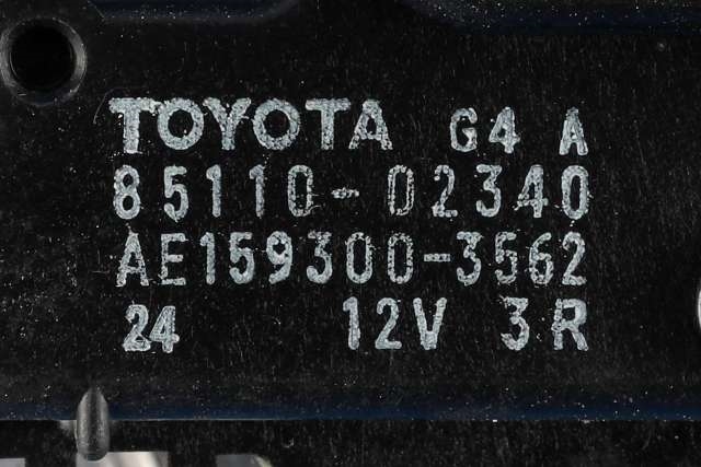 Viskermotor frontrute komplett m/overføring til Toyota Auris 2013-2015 (Type II, Fase 1) (DENSO|159300-3562|85110-02340|)