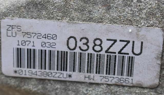 Girkasse automat til BMW 3-Serie 2005-2011 (E90/E91/E92/E93) (E90/E91/E92/E93) (ZF|1071 032 038ZZU|7 572 460|)
