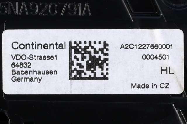 Instrumentpanel til VW Passat 2015-2019 (Fase 1) (B8) (B8) (VAG|3G1 920 794 C|)