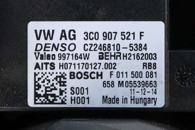 Varmeapparat motor til VW Touran 2010-2015 (Type I, Fase 3)  (VAG|1K1 820 015 J|)