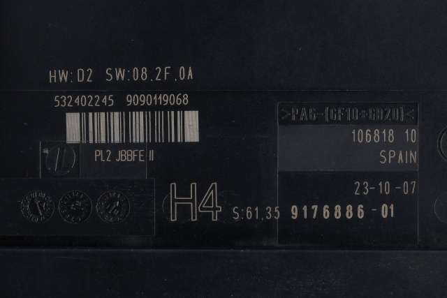 Styreenhet comfort (BCM) til BMW 3-Serie 2005-2011 (E90/E91/E92/E93) (E90/E91/E92/E93) (BMW|61.35-9 176 886|)