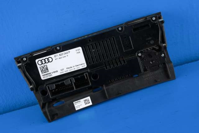Varmeapparat betjening til Audi A4 2007-2014 (Type IV) (B8) (B8) (VAG|8T1 820 043 P|)