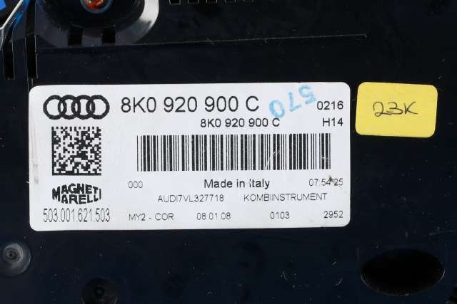 Instrumentpanel til Audi A4 2007-2014 (Type IV) (B8) (B8) (VAG|8K0 920 900 C|)