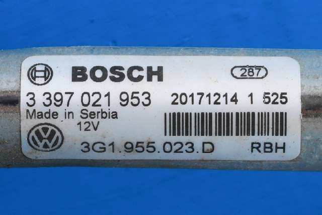 Viskermotor frontrute komplett m/overføring til VW Passat 2015-2019 (Fase 1) (B8) (B8) (VAG|3G1 955 023 D|3G1 955 119 A|)