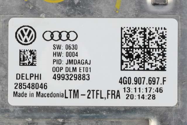 Styreenhet lys (LCM - Light Control Module) til VW Passat 2015-2019 (Fase 1) (B8) (B8) (VAG|4G0 907 697 F|)