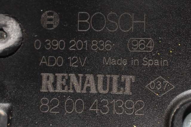 Viskermotor bakrute venstre til Mercedes Citan 2012-2021 (W415) (W415) (BOSCH|0 390 201 836|8200 431392|)