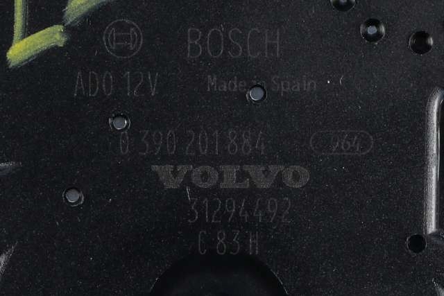 Viskermotor bakrute til Volvo V60/V60 CC 2013-2018 (Type I, Fase 2)  (BOSCH|0 390 201 884|31294492|)