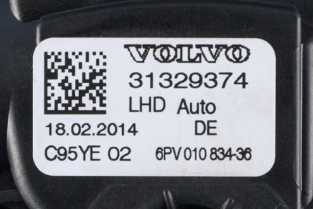 Pedal gass til Volvo V60/V60 CC 2013-2018 (Type I, Fase 2)  (HELLA|6PV 010 834-36|31329374|)