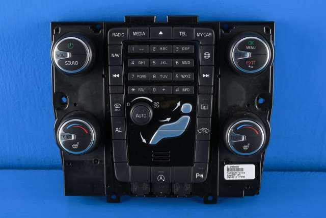 Bilstereo navigasjon betjeningspanel til Volvo V60/V60 CC, 2013-2018 (Type I, Fase 2)  (VOLVO|31398065)