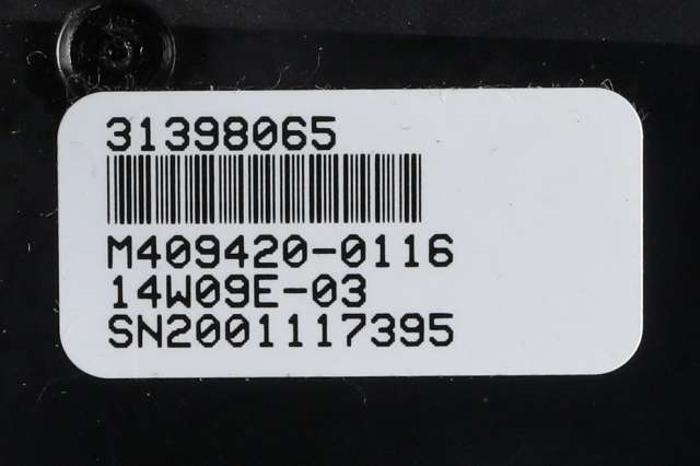 Bilstereo navigasjon betjeningspanel til Volvo V60/V60 CC 2013-2018 (Type I, Fase 2)  (VOLVO|31398065|)