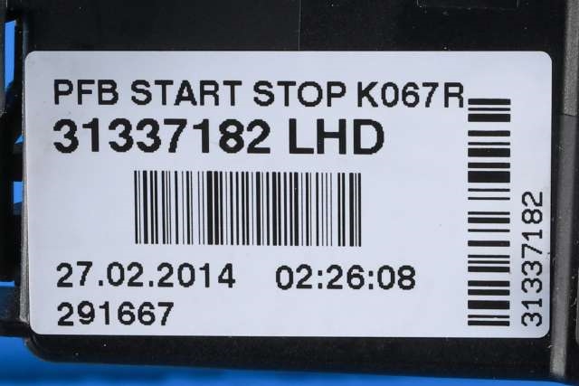 Styreenhet start/stopp til Volvo V60/V60 CC 2013-2018 (Type I, Fase 2)  (VOLVO|31337182|)