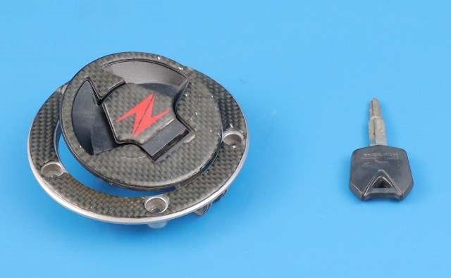 MC, Bensinlokk med nøkkel til MC Kawasaki Z750, 2007-2013
