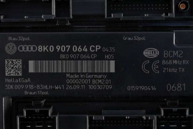 Styreenhet comfort (BCM) til Audi A4 2007-2014 (Type IV) (B8) (B8) (VAG|8K0 907 064 CP|)