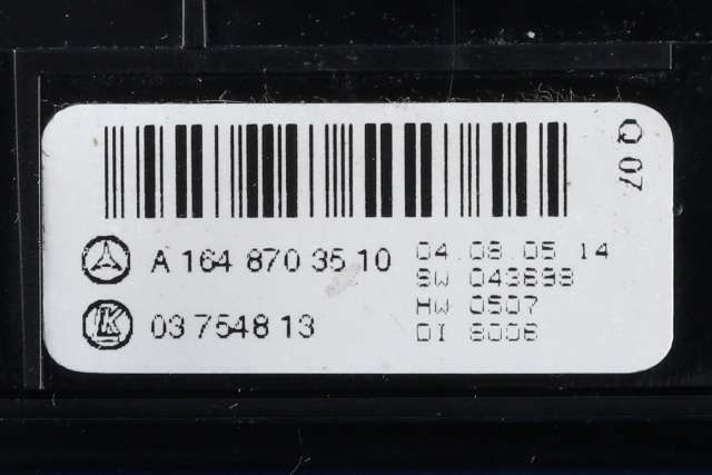 Bryter nødblink til Mercedes ML 2005-2011 (W164) (W164) (MERCEDES|A 164 870 35 10|)