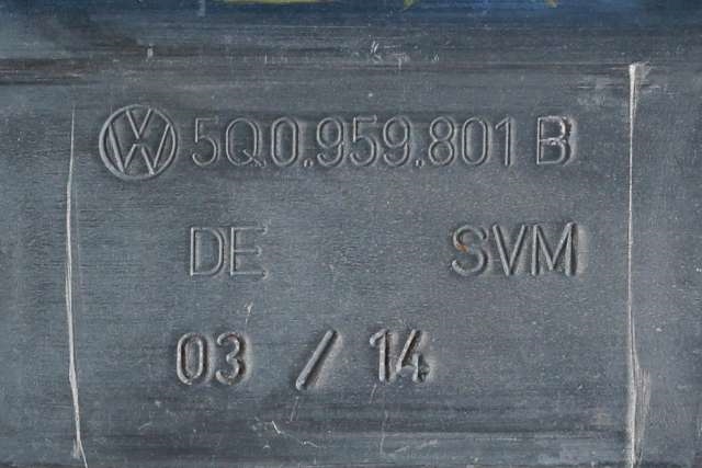 Ruteheis, kun motor, venstre foran til VW Golf VII 2012-2017 (Fase 1)  (VAG|5Q0 959 801 B|)