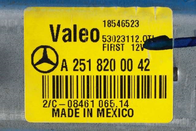 Viskermotor bakrute til Mercedes ML 2005-2011 (W164) (W164) (MERCEDES|A 251 820 00 42|)