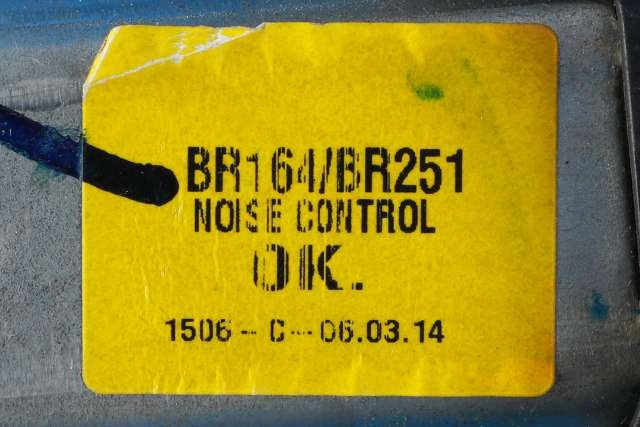 Viskermotor bakrute til Mercedes ML 2005-2011 (W164) (W164) (MERCEDES|A 251 820 00 42|)