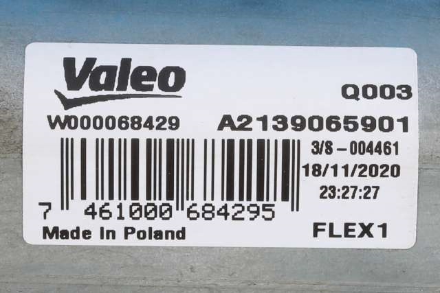 Viskermotor bakrute til Mercedes E-Klasse 2016-2023 (W213) (W213) (VALEO|W000068429|A 213 906 59 01|)