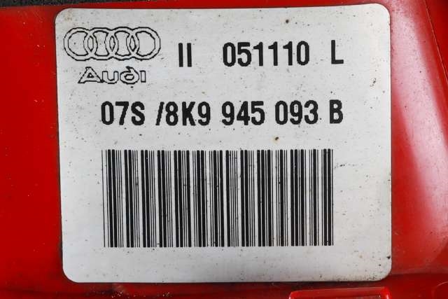 Baklykt venstre indre til Audi A4 2007-2014 (Type IV) (B8) (B8) (VAG|8K9 945 093 B|)