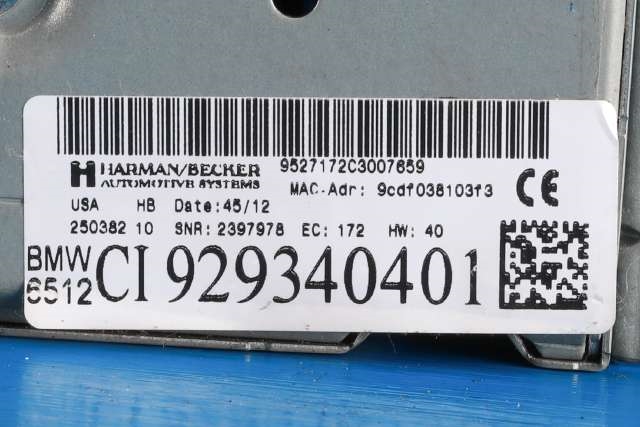 Bilstereo navigasjon spiller til BMW X3 2010-2017 (F25) (F25) (BMW|9 293 404|)
