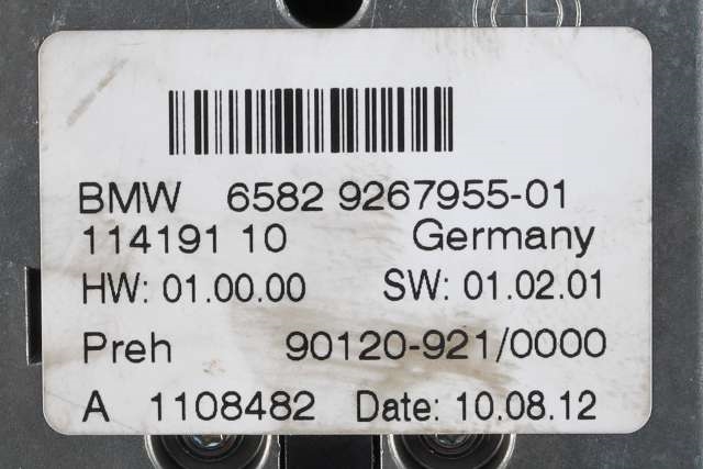 Bilstereo navigasjon betjeningspanel til BMW X3 2010-2017 (F25) (F25) (BMW|65.82-9 267 955|)