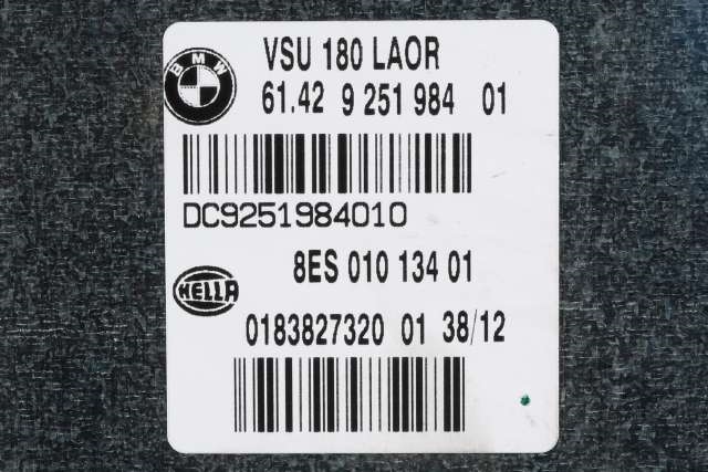 Styreenhet diverse til BMW X3 2010-2017 (F25) (F25) (HELLA|8ES 010 134 01|61.42-9 251 984|)