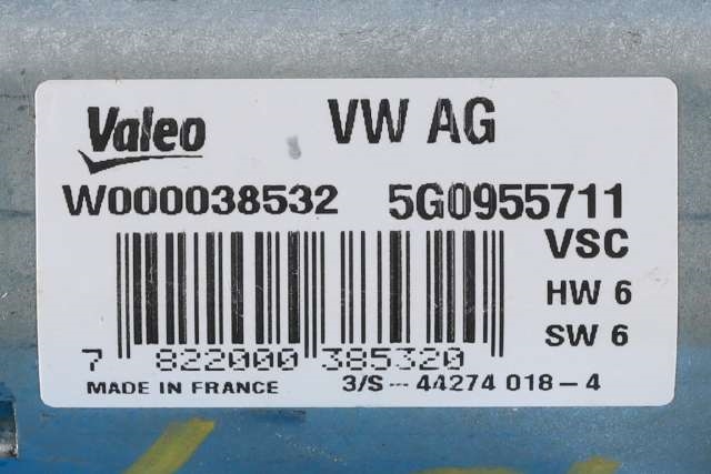 Viskermotor bakrute til VW Golf VII 2012-2017 (Fase 1)  (VAG|5G0 955 711|)