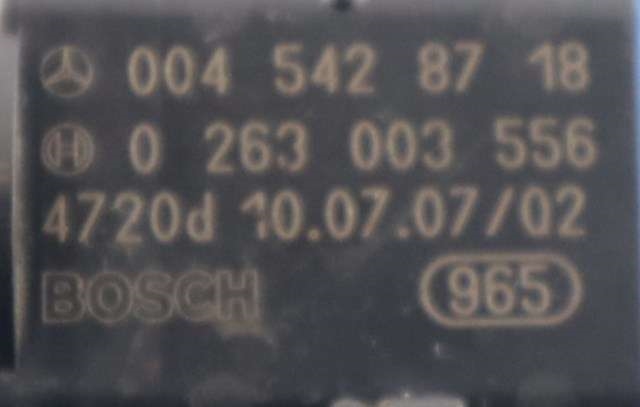 Parkeringssensor bak til Mercedes ML 2005-2011 (W164) (W164) (BOSCH|0 263 003 556|004 542 87 18|)